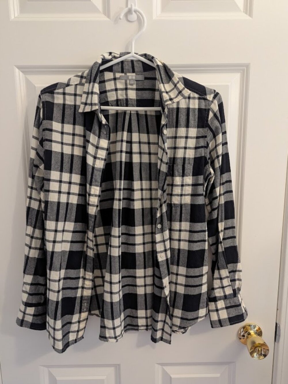 Uniqlo Flannel Check Long-Sleeve Shirt